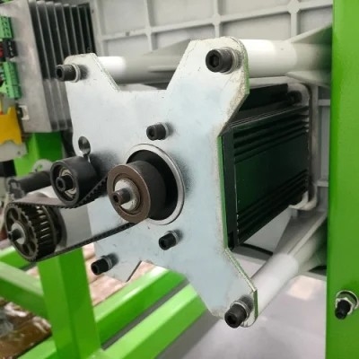 Invertor winder Automatic Bobbin Winding Machine For Yarn Stretching Extrusion Line