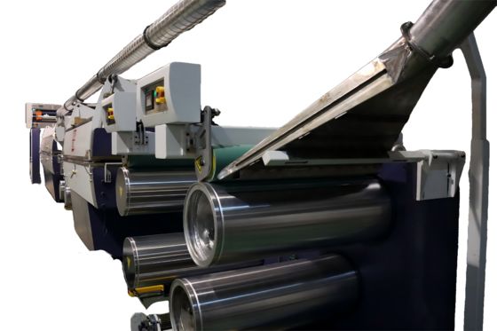 Plastic Flat Yarn Tape Extrusion Line High Efficiency Polypropylene Bag Woven Bag Material Production