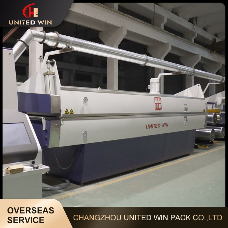 PP Flat Wire Tape Extrusion Machine Plastic Extruding Film Stretching Line 2000Tex