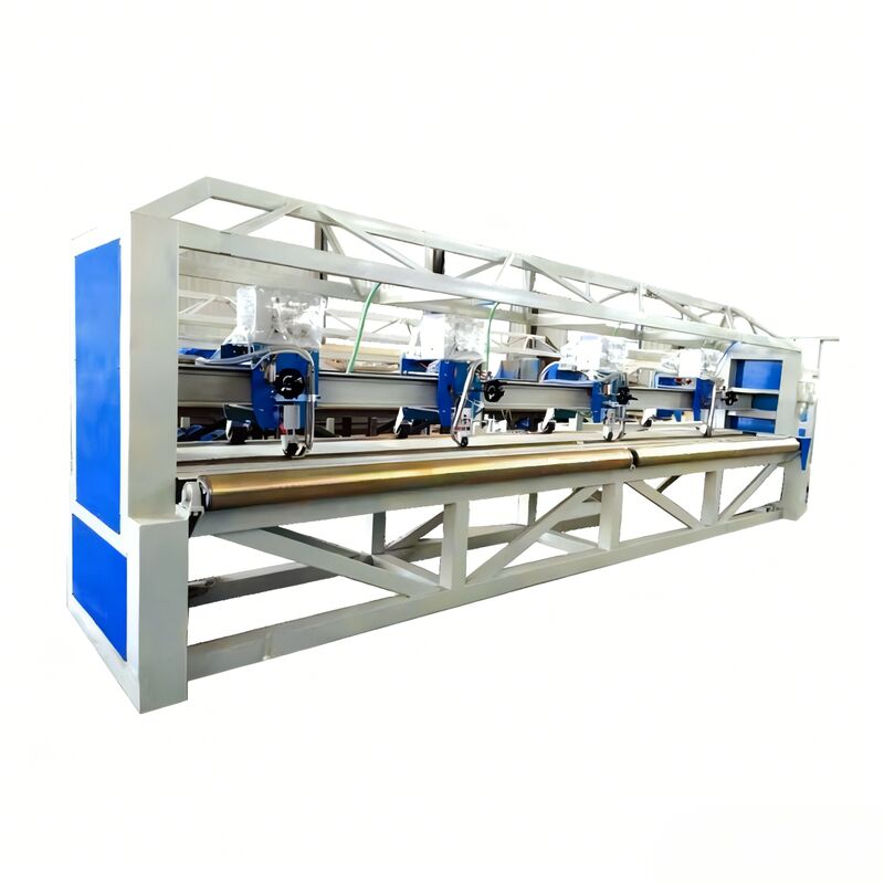 Multi Head Plastic Tarpaulin Making Machine PVC Tarpaulin Welding Line Stable 100m Min Output
