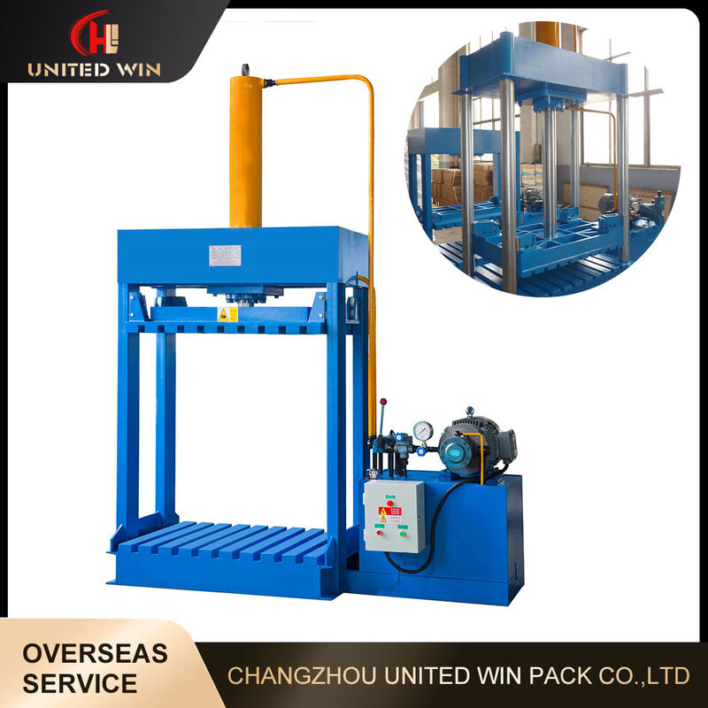 Industrial Hydraulic Packer Machine Powerful Compression Stable Running For Woven Sack Packing
